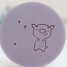 Натуральное мыло ручной работы стандартное Мини Мыло diy печать - Цвет: size4CM