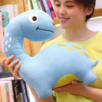 

Plush Cartoon Dinosaur Toy Children Cute Soft Sleep Hugging Doll Stuffed Plesiosaur Throw Pillow Animal Doll Gift for Girl Baby