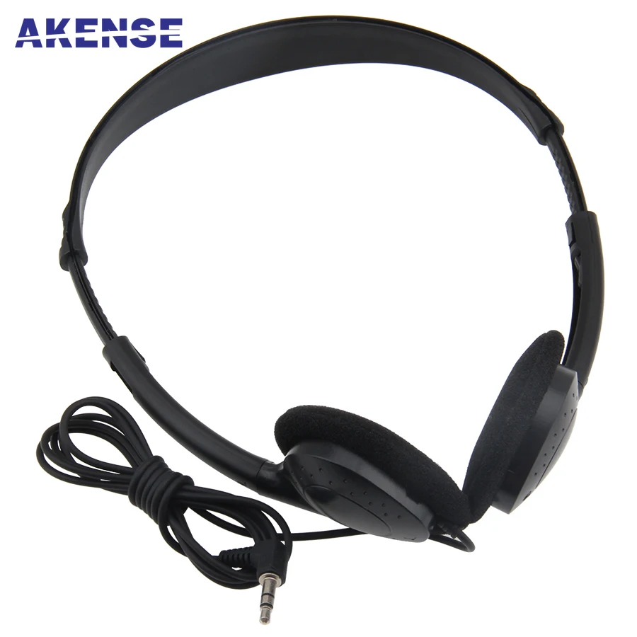 100pcs Disposable Headsets Earphones Headphones for School Library Classroom Airplane Hospital Students Kids and Adults