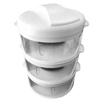 

Home Kitchen Leftover Container Vegetable Easy Clean Transparent Reusable Storage Box Food Insulation Cover Sealed Stackable