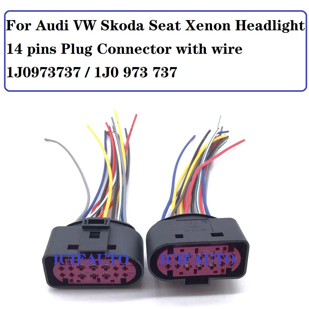 Products With Free Delivery Discount Activity 1J0973737 14 Pins Plug