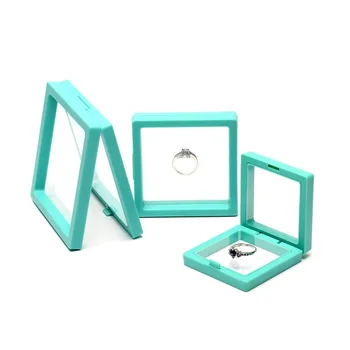 

Showing Retail Colorful Box For Making Up The Balance Of The Transparent Jewelry Display Box Suspended Floating Holder Case