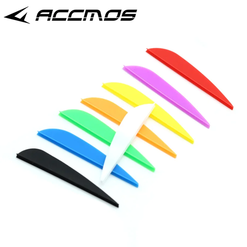 

60pcs/lot Rubber Arrow Van 3 inches TPU Fletching Vanes Archery Feathers for arrow Archery DIY