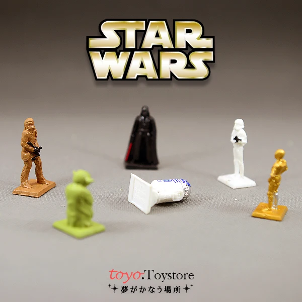 Star Wars Mini Gashapon Figura, Enfeites De Mesa, Jogo Em Miniatura, Xadrez  Stormtrooper, R2D2 Yoda Master, C-3PO Modelo - AliExpress