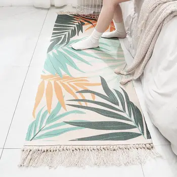 

Coconut Forest Fresh Contracted Cotton Carpet Carpet Decorative Mat Dining Room Bedroom Floor Decoration Sofa