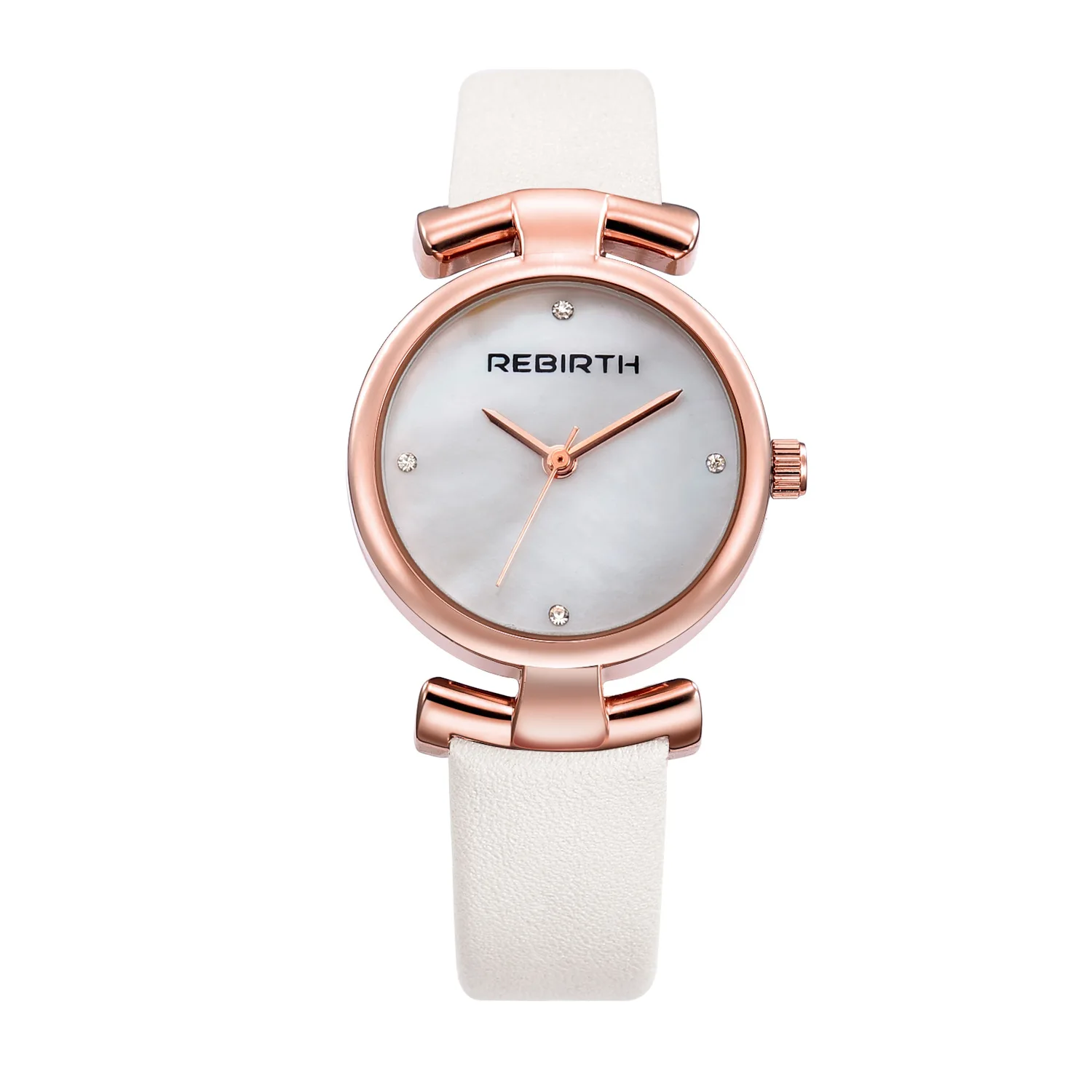 

Rebirth Li bo fu Table V6-Re049 Quartz Waterproof Leather Strap Watch Man's And WOMAN'S Watch