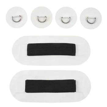 

Kayak Seat Boats Hook Straps Handle Straps D Ring Pad Patch Round Ring Pad Water Sports Marine Boat Inflatable Boat Yacht Access