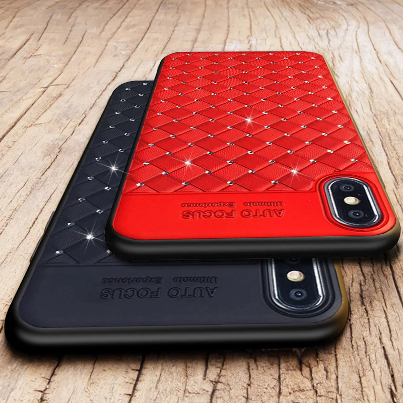 Роскошный блестящий чехол с бриллиантами для Iphone Xr X Xs Max, блестящий чехол для девочек, для Iphone 6, 6s, 7, 8 Plus, модный силиконовый чехол из поликарбоната