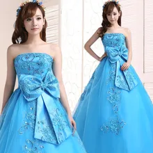 Новые сказочные синие Бальные платья с открытыми плечами и короткими рукавами пышные платья для выпускного вечера Vestidos Para