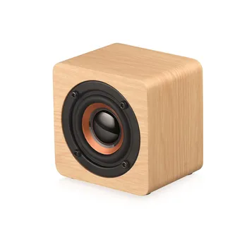 

HIPERDEAL Wooden portable wireless speaker stereo subwoofer Bluetooth wireless BT4.2 speaker HIFI stereo woofer