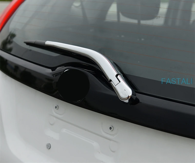 Для Honda FIT JAZZ-19 отделка заднего стеклоочистителя После стеклоочистителя декоративная яркая панель качество абс покрытие Материал автомобильные аксессуары