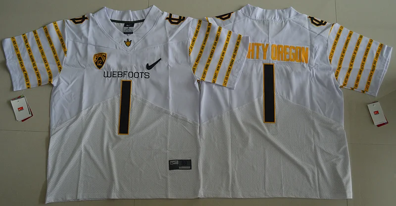 Черный Stitiched, Oregon Ducks,#21,#2,#1 Weebfoot 100th Rose Bowl Game Elite Jersey - Цвет: Черный