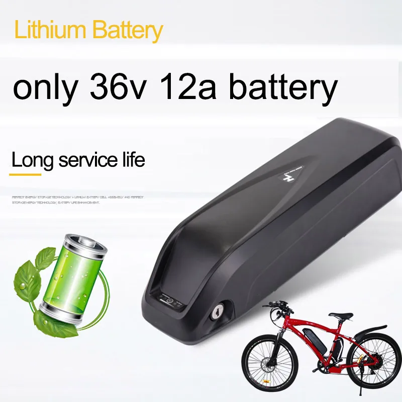 only 36v12a battery 36 в 250 Вт Комплект переднего колеса двигателя 2" 24" 2" 700C Электрический велосипед конверсионный комплект samsung литиевый ЖК-экран аккумулятора ebike комплект без НАЛОГА - Цвет: only 36v12a battery