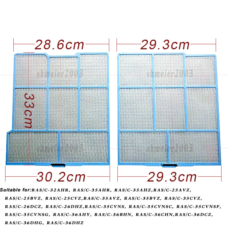 Lot 5 Filtres Coton 3 Couches Pour Climatiseur – Prolongez La Vie De Votre Appareil