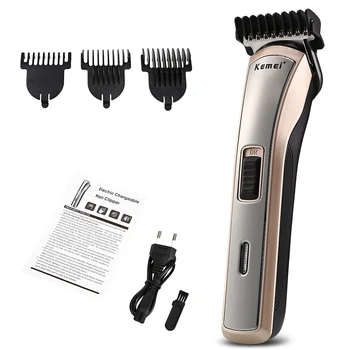 

KEMEI Professinal Hair Trimmer Rechargeable Wordless Dual-use Oil Head Cutting Horn Knife Hair Clipper Charging Barber KM-418