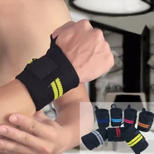 Горячая 1 шт. гимнастический тренажер для тяжелой атлетики нарукавники для тяжелой атлетики ремешки для поднятия штанги обертывания Поддержка запястья защита рук