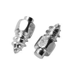 Pneus de vélo de 9mm, 100 pièces, clous à vis, goujon de glace, chaînes de neige, chaussures 