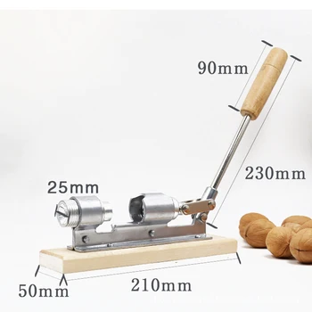 

Stainless Steel Nutcracker for Nuts Sheller Crack Almond Pecan Walnut Hazelnut Nut Kitchen Nut Filbert Sheller