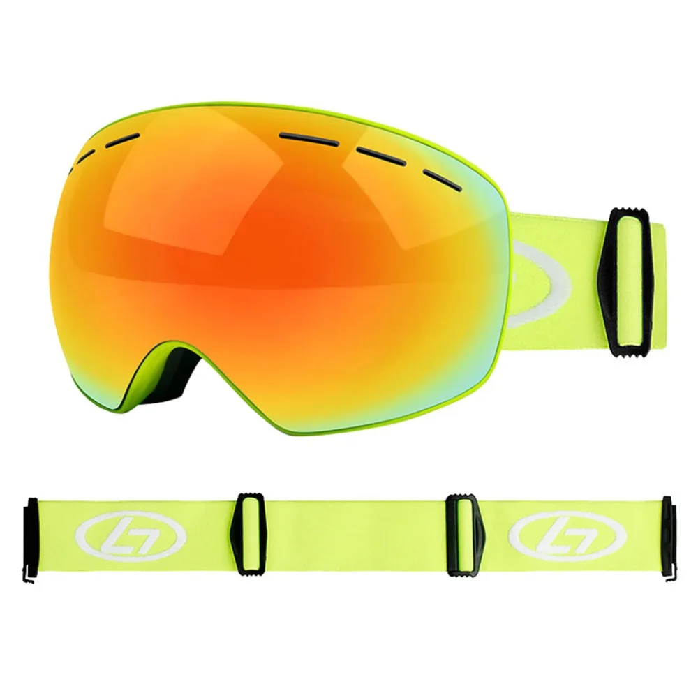 snowboard goggles ski glasses double anti-fog spherical double ski goggles true REVO red tablets vektor lunette ski enfant 30S26 (21)