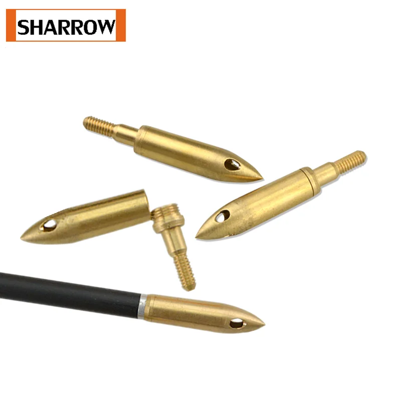 

6/12pcs Archery 126gr Whistle Broadhead Copper Arrowhead Tips Arrow Points Outdoor Shooting Hunting Sport Accessories