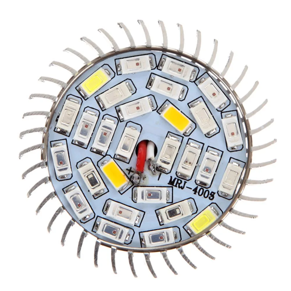Светодиодная лампа E27 для выращивания растений полного спектра 20 шт./лот 28