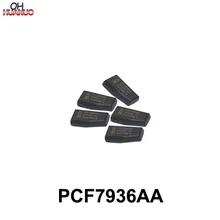 5 pçs/lote, PCF7936AA Chip (PCF7936AS versão atualizada) Auto Transponder Chip de Carbono Cerâmica Chip Em Branco Chip De Chave Do Carro