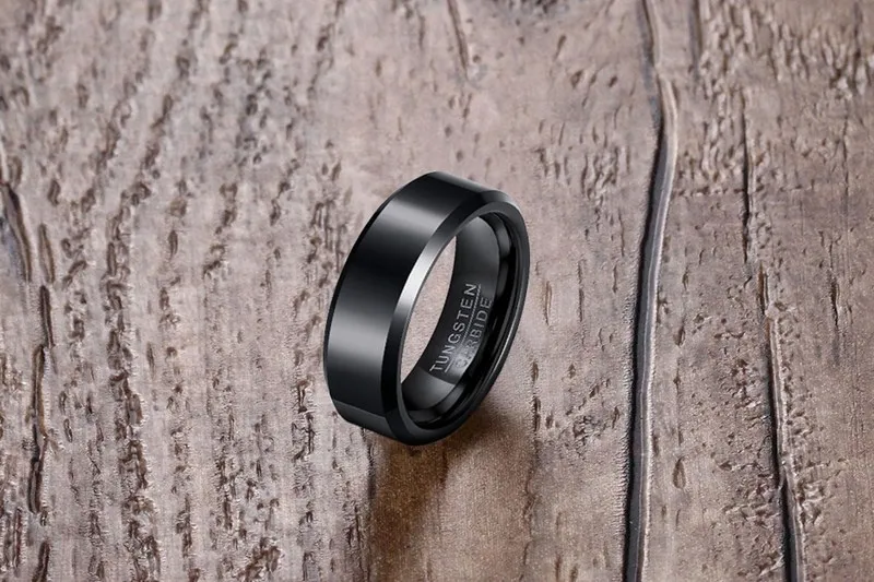 Meaeguet 6MM Wide Rock Men Rings Jewelry Pure Tungsten Carbide Engagement Wedding Rings for Men Rings Jewelry (7)