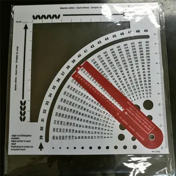

Sweater Knitting Circular Handle Smooth Weave Craft Knitting Calculator And Counting Frame Ruler Handmade DIY Accessories Tools