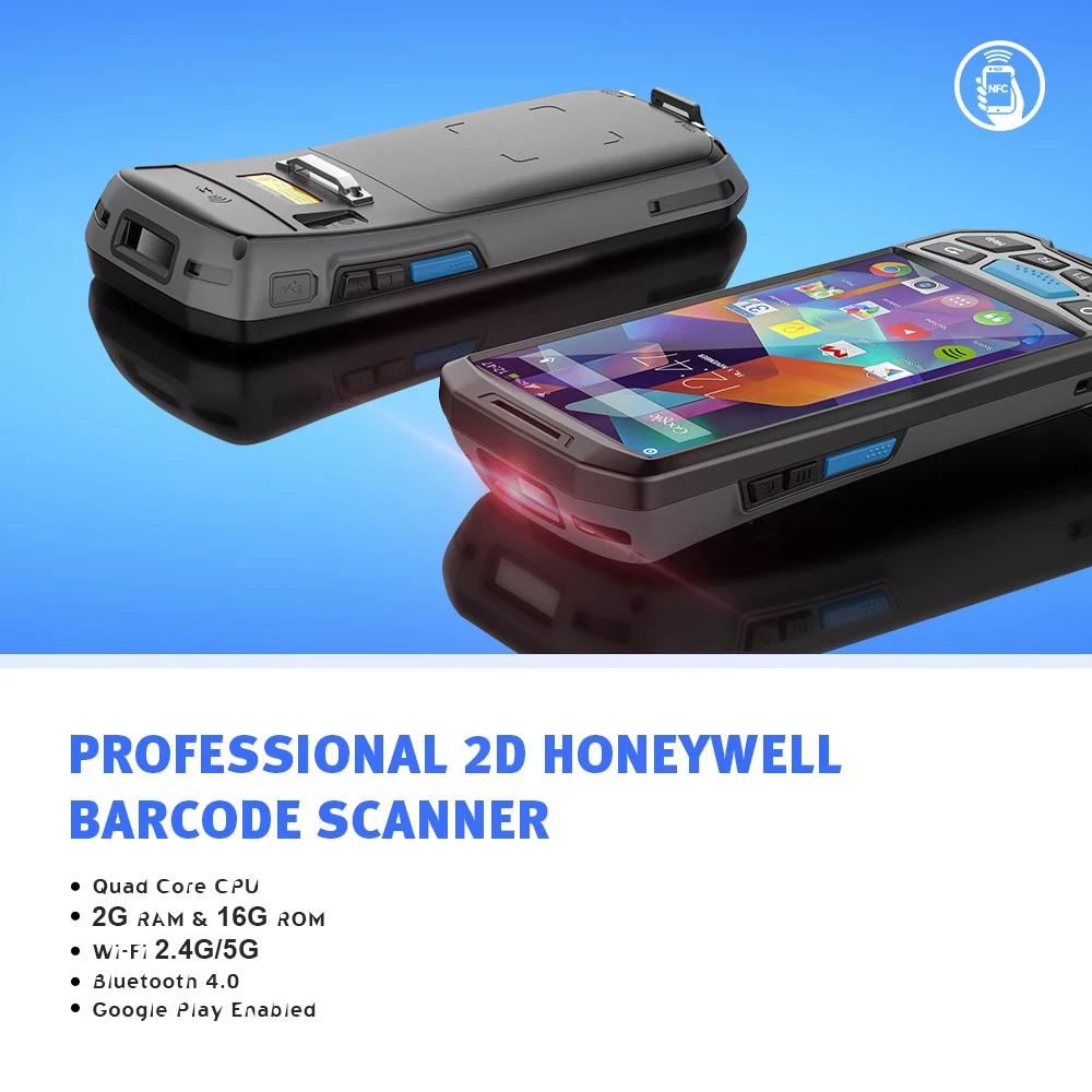 ISSYZONEPOS ручной КПК Android 7,0 POS терминал 4G WiFi сканер штрихкодов с Bluetooth 1D 2D QR Barcod сканер NFC сборщик данных