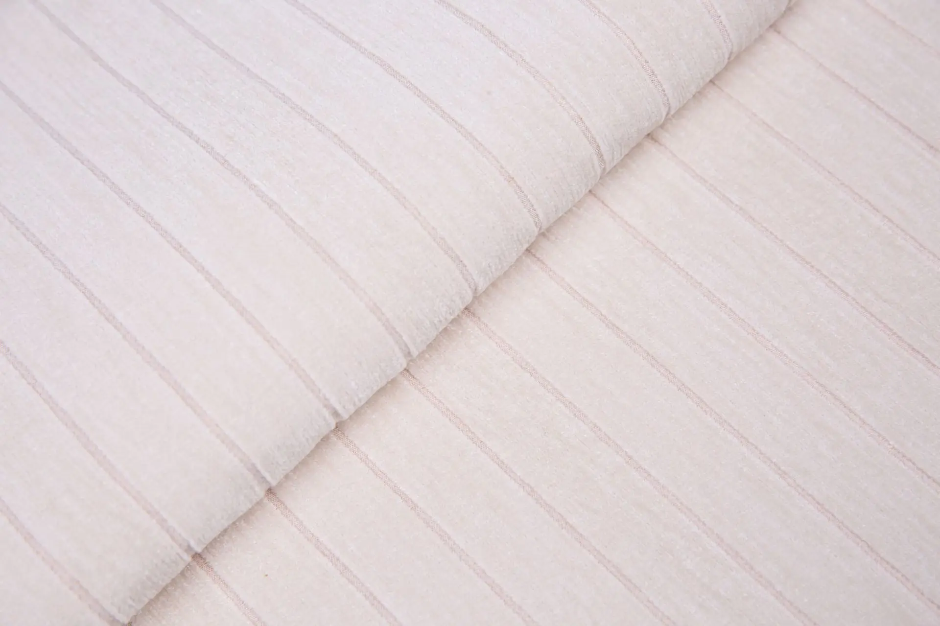 Beige Ширина 150 см прямые продажи с фабрики Трехцветная полосатая скатерть синель тканый диван материал занавеса новая окрашенная жаккардовая ткань - Цвет: Beige