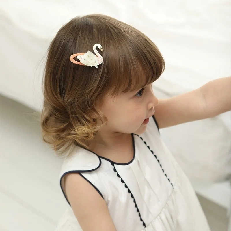 Hair Accessories Hair Tie Unicorn Children Newborn Kids Headwear Baby Girl Accessories Hairpin Clip Flower Bird Fox Butterfly Cute Gift 2 Pcs/lot