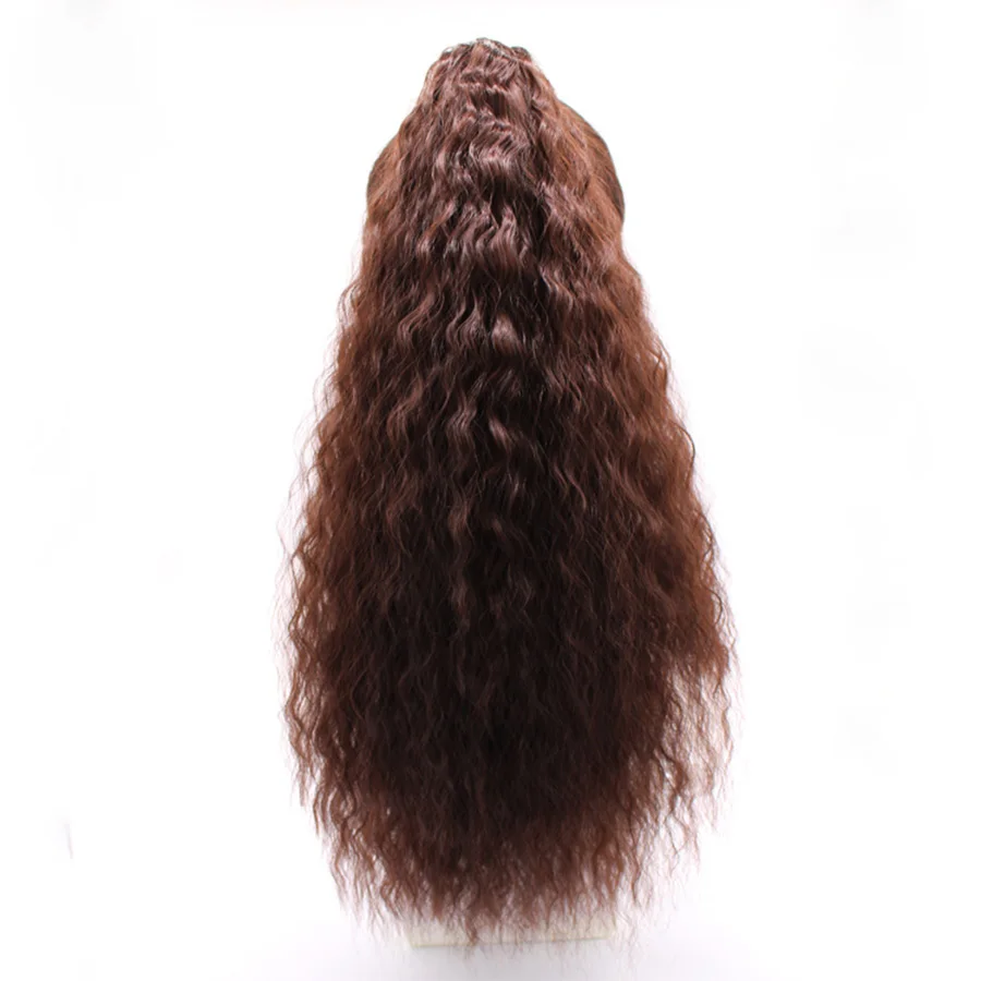 LVHAN Horsetail women tied fake ponytail long roll corn hot grip wig tail tied wig piece new Headwear Synthetic Ponytails