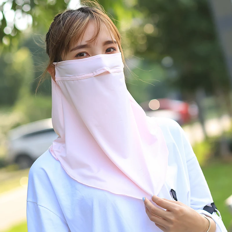 light pink Солнцезащитная маска для женщин и мужчин, дышащие полузакрывающие маски для спорта, езды на велосипеде, бега, EDF88 - Цвет: light pink