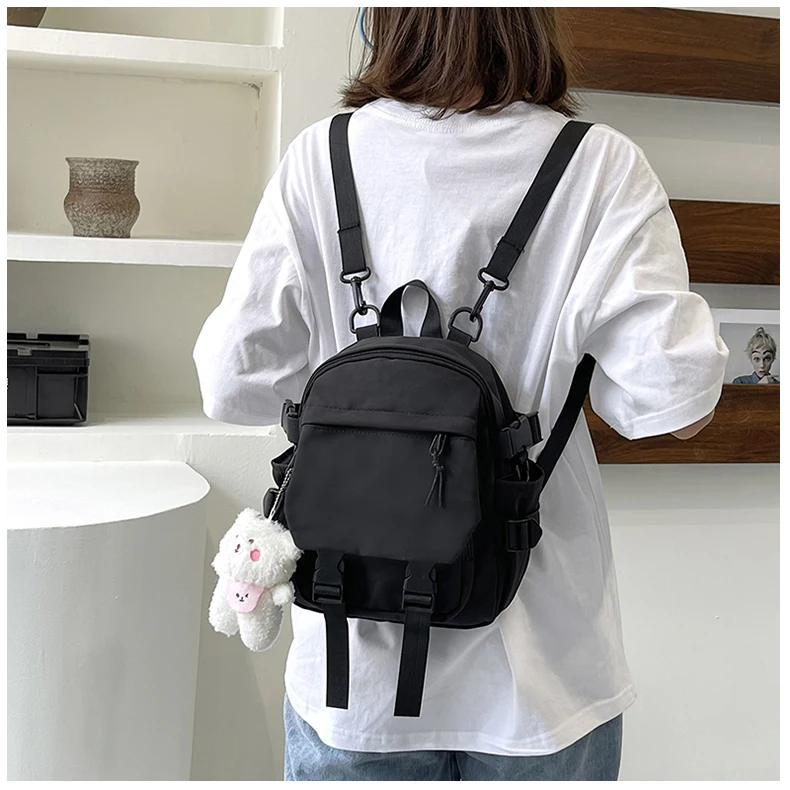 Fashion Kawaii Mini Backpack Women Shoulder Bag for Teenage Girls Multi-Function Small Bagpack Ladies Travle School Backpacks