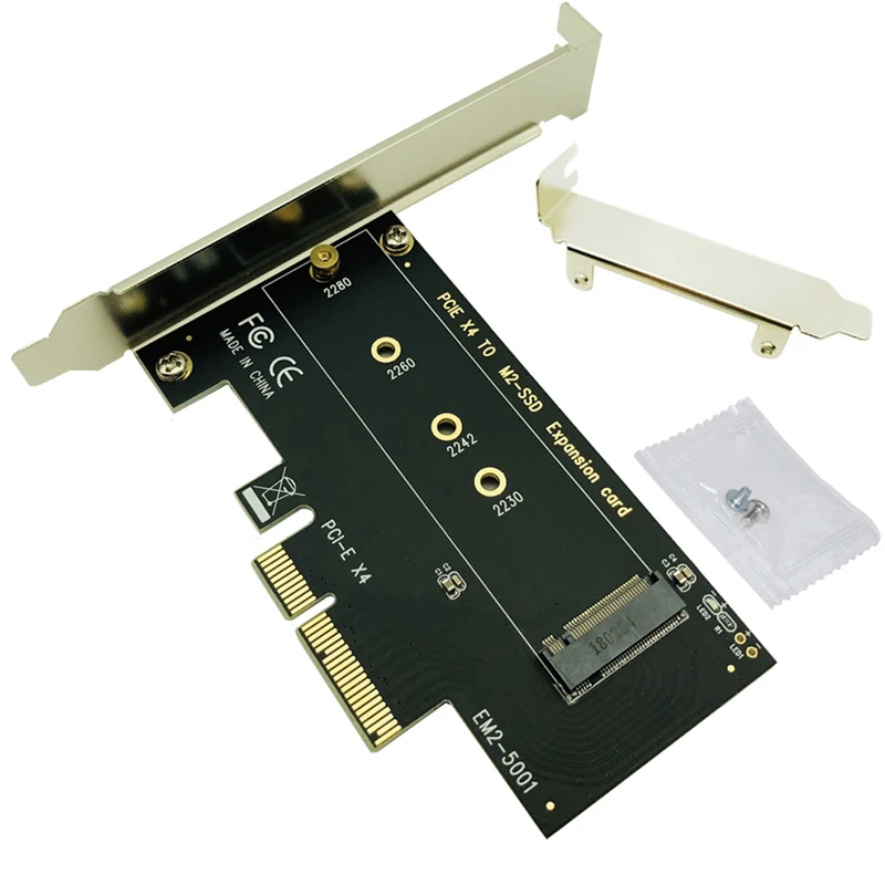 6 шт M.2 адаптер NVME SSD M2 PCIE карта PCIE для M2 адаптер Поддержка PCI Express 3,0x4 2230 2242 2260 2280 Размеры M.2 SSD Райзер-карта