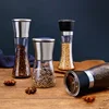 Stainless steel salt and pepper mill manual food herb grinders spice jar containers kitchen gadgets 2022 spice bottles glass ► Photo 2/6