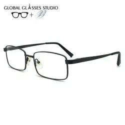 Женские или мужские металлические очки оправа Очки для чтения от близорукости, по рецепту линзы 1,56 индекс C5041 C2