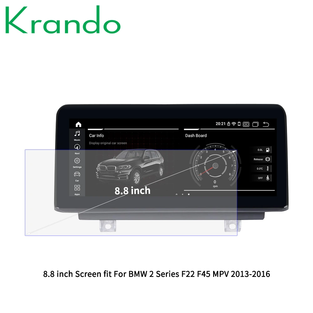 Krando Android 10 0 4 ГБ 64 8 ''автомобильный GPS радио для хэтчбеков BMW серий 1 F20 2 серии F22 F45