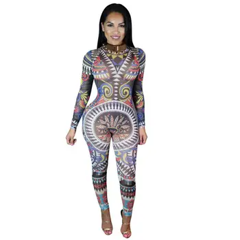 

UK Women Long Sleeve Playsuit Sport Romper Ladies Slim Casual Long Jumpsuit