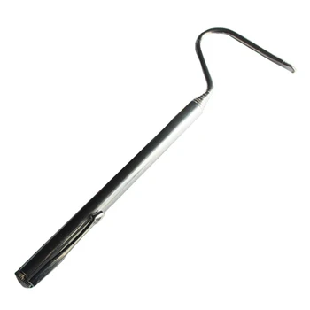 

Adjustable Portable Snake Hook Retractable Stainless Steel Snake Tongs Snake Reptile Hook Catching Snake Handling Tool