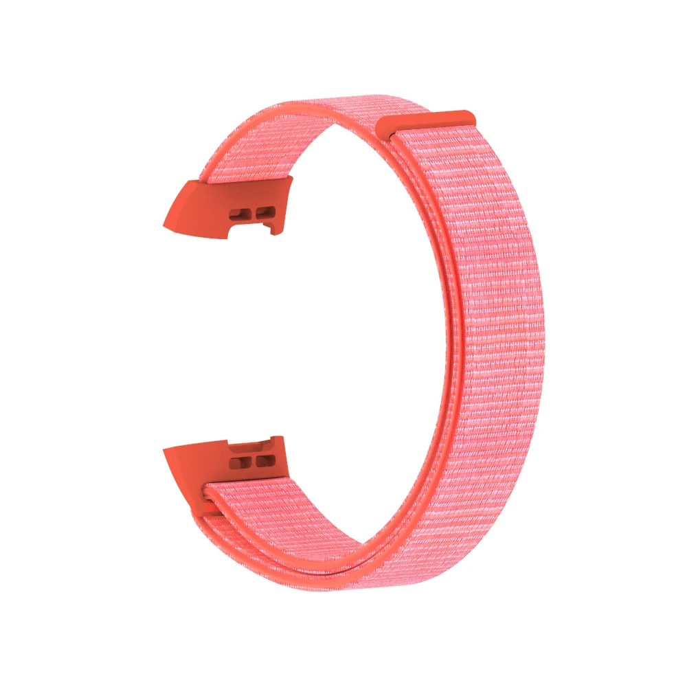 Спортивный нейлоновый ремешок на запястье для Fitbit Charge 3, мягкие тканые аксессуары для часов, сменный Браслет для Fitbit Charge 3 SE - Цвет ремешка: Orange