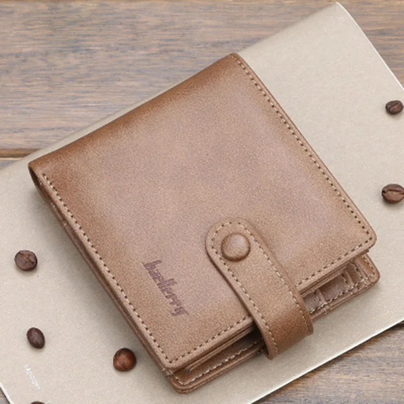 

Short wallet fashion PU leather men's wallet multi-function short wallet folding coin purse card driver's license wallet