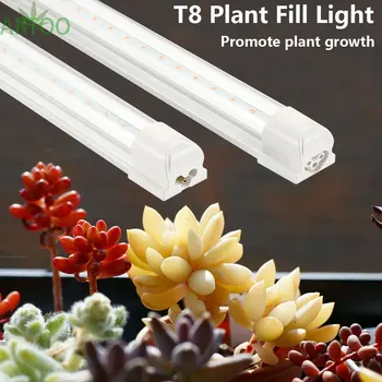 

ARTOO 5PCS 60cm 15W Led Grow Light Full Spectrum T8 Tube LED Indoor Plant Lamp Hydropor grow tent plants