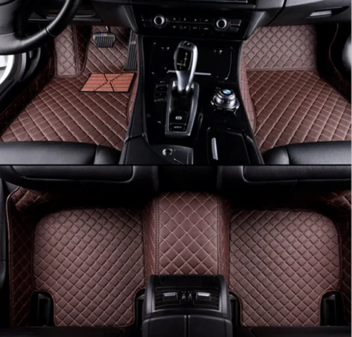 brown Подходит для Ford Escape 2009- коврики напольные ковры водонепроницаемые - Название цвета: brown