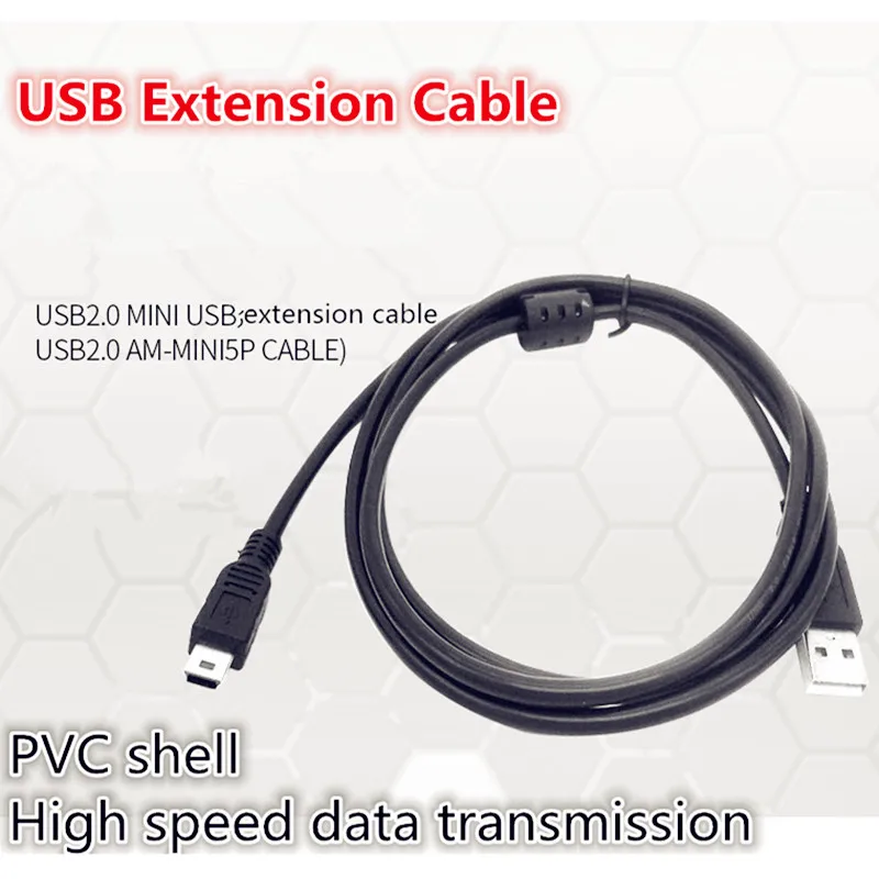 20 шт. мини USB 2 0 кабель 5Pin для синхронизации данных зарядки камеры автомобиля DVR GPS