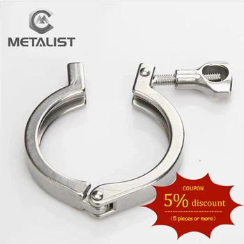 

METALIST High Quality 3" SS304 Stainless steel Sanitary Tri Clamps single pin 91MM ferrule fitting 76MM OD pipe weld
