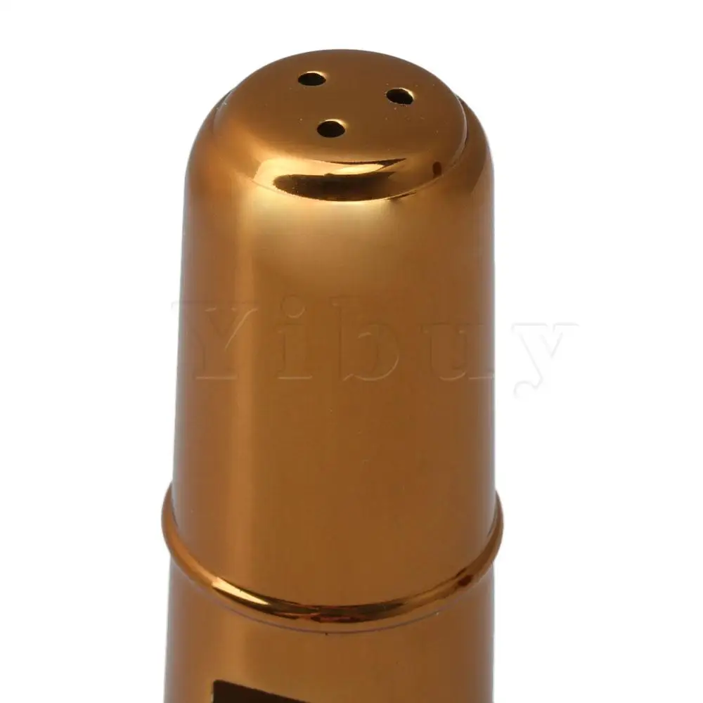Yibuy7# розовое золото B-плоские мундштук для саксофона-тенора с мундштук Кепка+ квадратная пряжка