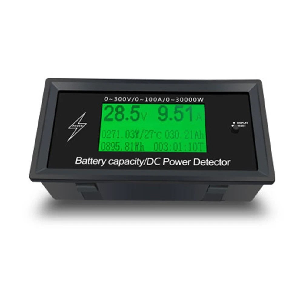 DC 300V 100A вольтметр измеритель тока тестер мощности температурный детектор