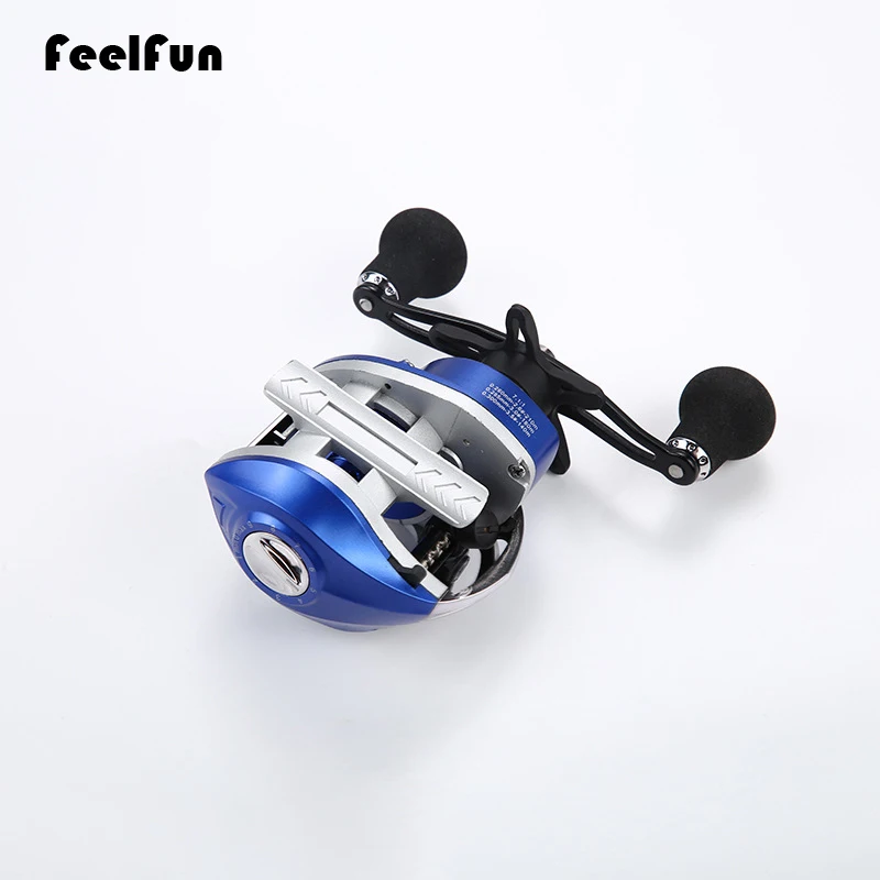Feelfun приманка кастинговая катушка s рыболовное литое катушка с магнитным тормозом 7,1: 1 17+ 1 BB соленой воды рыболовные катушки 5,5 кг тяга влево вправо