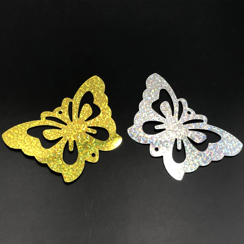 

10g 11pcs 90x60mm butterfly hollow-out sequins are used for stage wedding decoration curtain sewing DIY handmade background wall